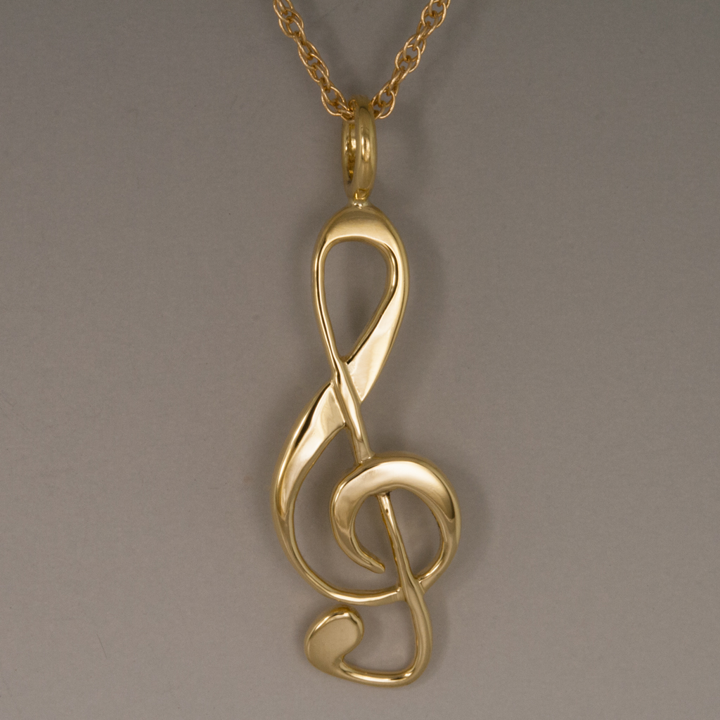 Detail G Clef Necklace Nomer 2