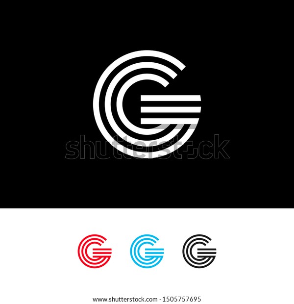 Detail G Letter Logo Nomer 30