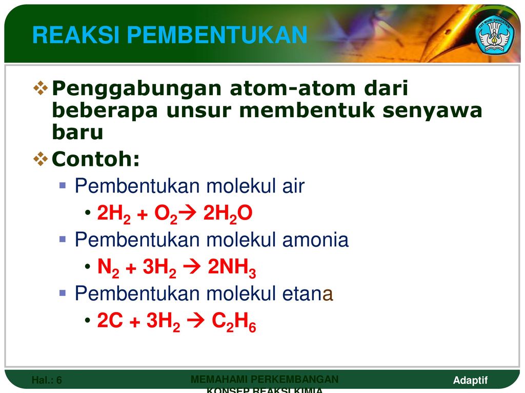 Detail Gambar Persamaan Reaksi Pembentukan Air Nomer 13