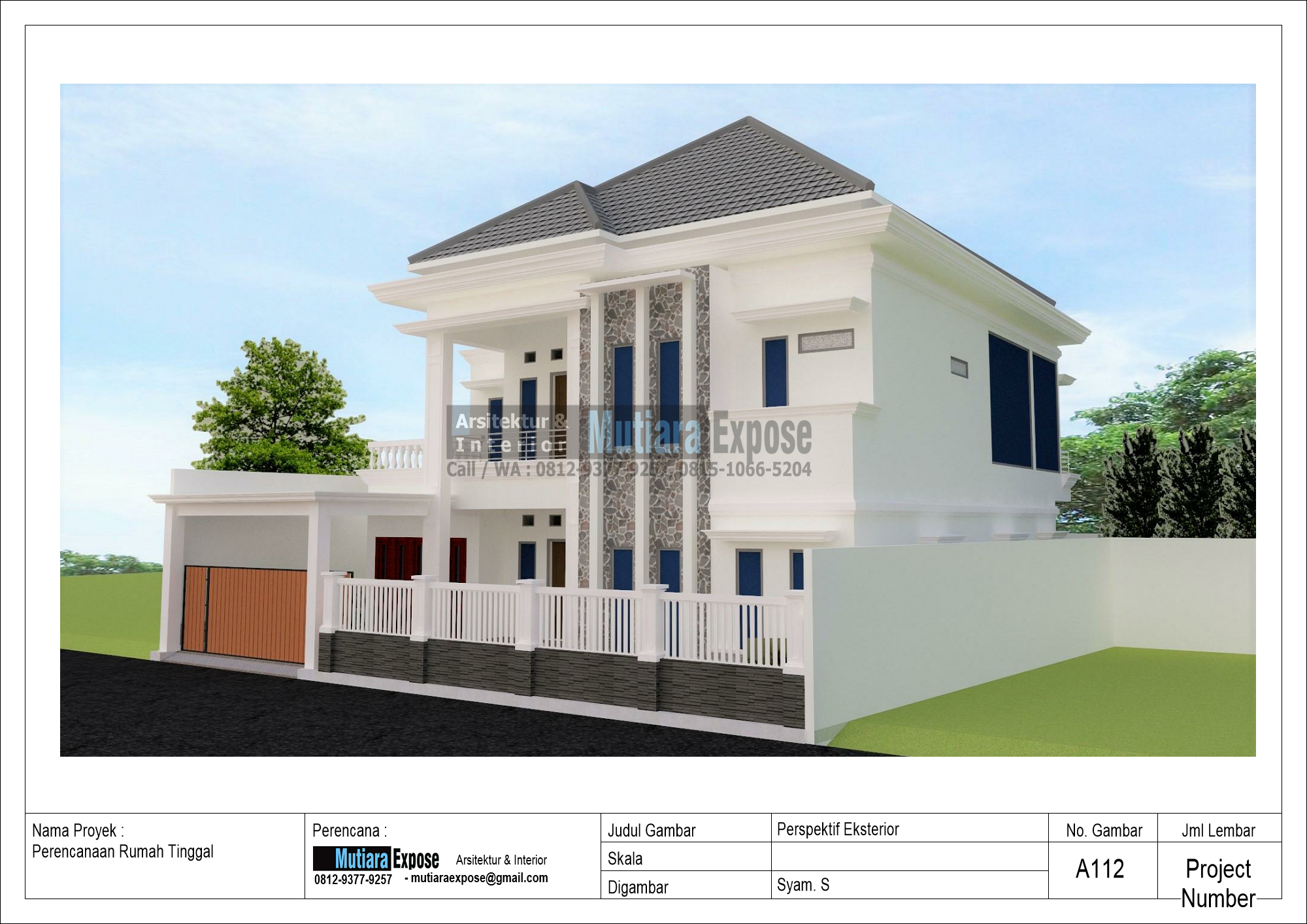 Detail Gambar Perspektif 3d Rumah Nomer 33