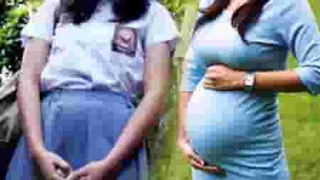 Detail Gambar Perut Ibu Hamil 6 Bulan Nomer 41