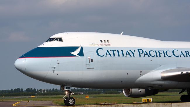 Detail Gambar Pesawat Cathay Pacific Nomer 17
