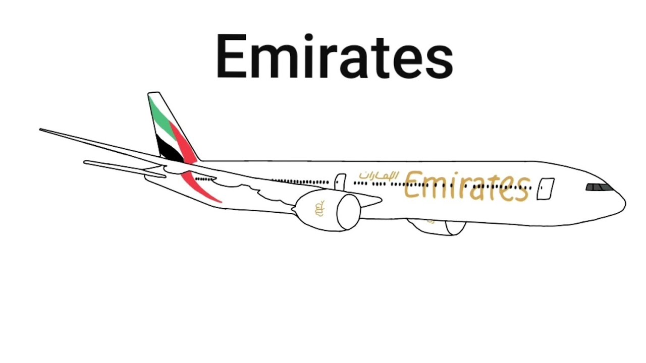 Detail Gambar Pesawat Emirates Nomer 31