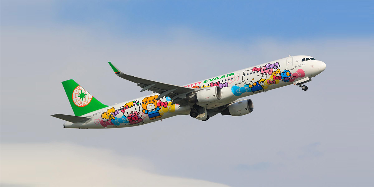 Detail Gambar Pesawat Eva Air Nomer 13