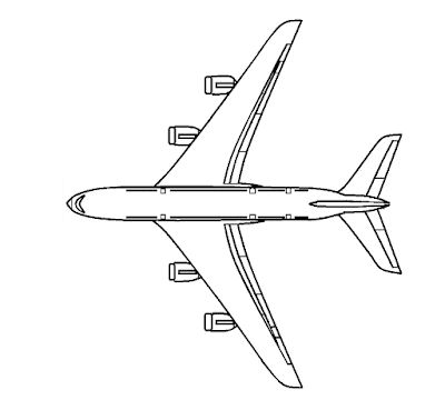 Detail Gambar Pesawat Hitam Putih Nomer 20