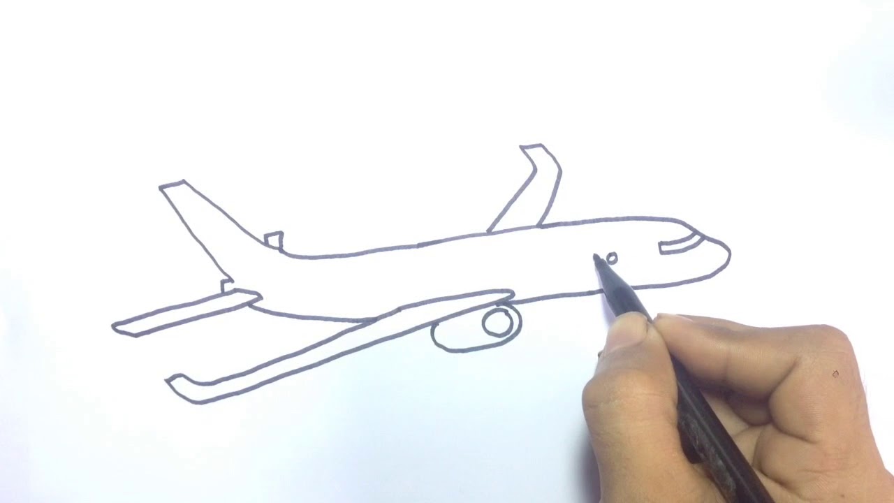 Detail Gambar Pesawat Kartun Mudah Nomer 10
