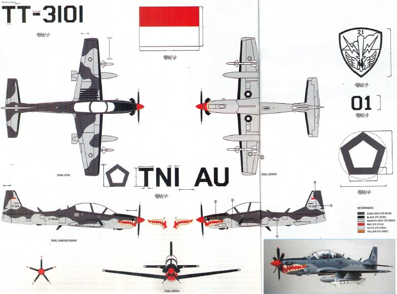 Detail Gambar Pesawat Super Tucano Nomer 47