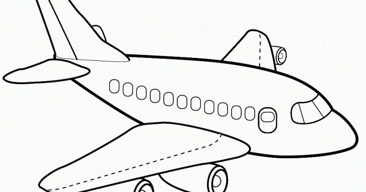 Detail Gambar Pesawat Terbang Sketsa Nomer 21