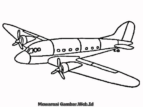 Detail Gambar Pesawat Terbang Sketsa Nomer 23