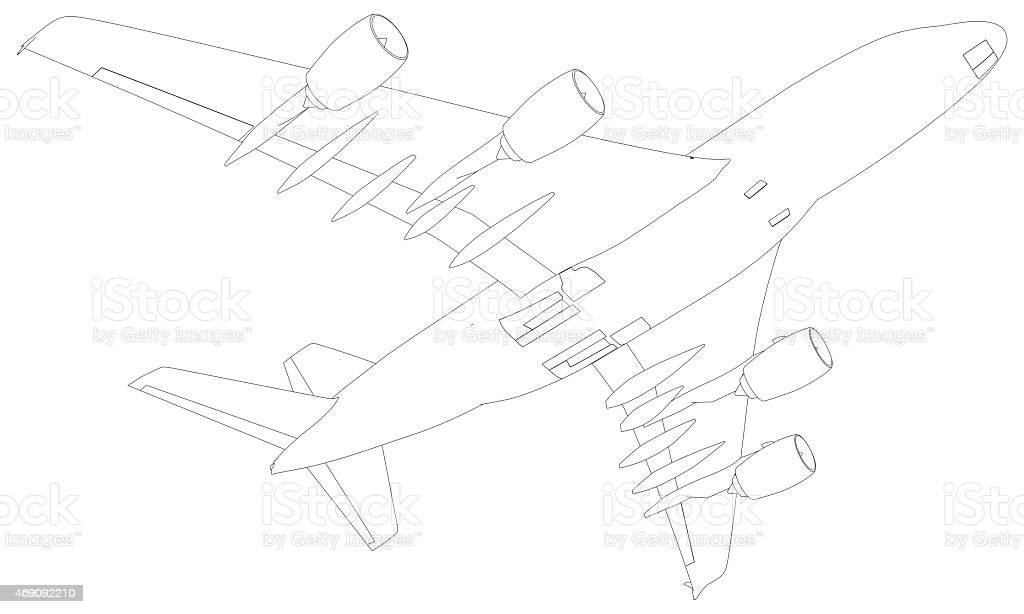 Detail Gambar Pesawat Terbang Sketsa Nomer 31
