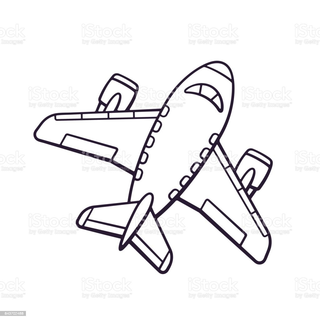 Detail Gambar Pesawat Terbang Sketsa Nomer 49