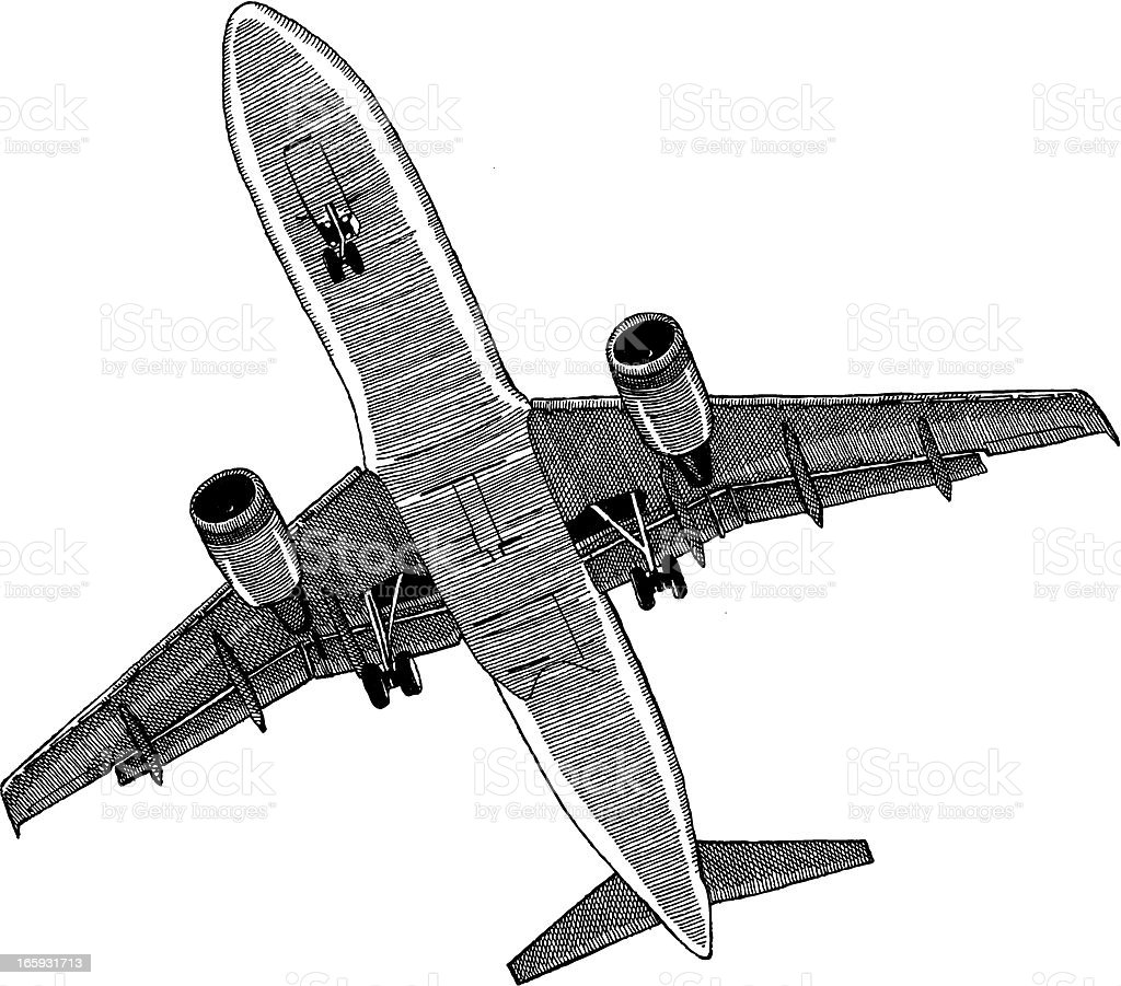 Detail Gambar Pesawat Terbang Sketsa Nomer 52