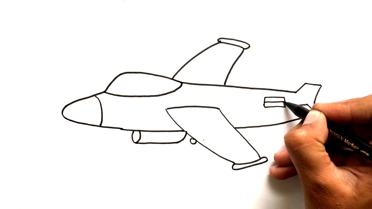 Detail Gambar Pesawat Terbang Sketsa Nomer 9