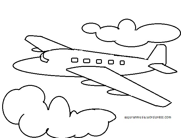 Detail Gambar Pesawat Untuk Mewarnai Nomer 15
