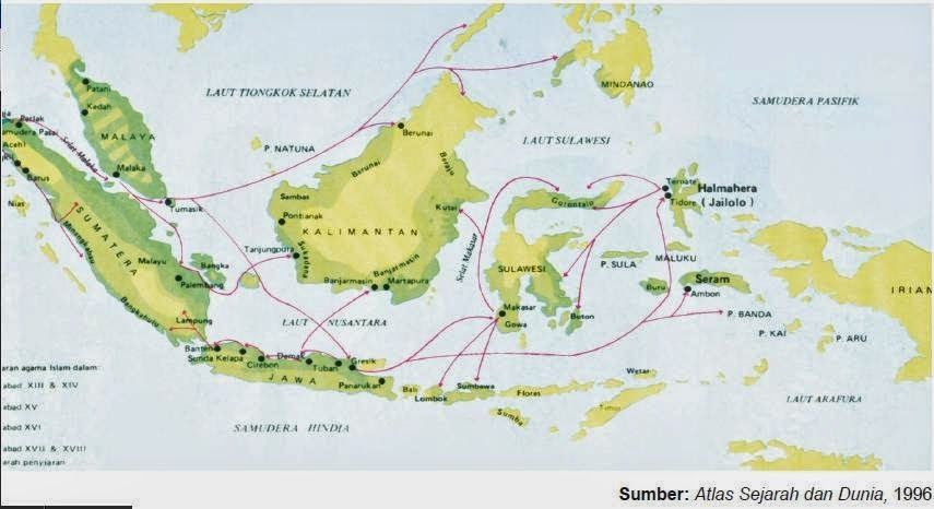 Detail Gambar Peta 9 Kerajaan Ndonesia Nomer 5