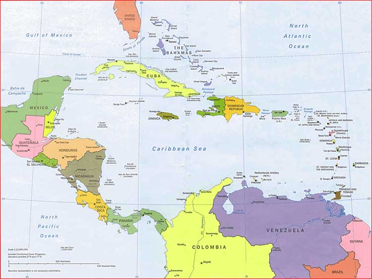Detail Gambar Peta Amerika Tengah Nomer 16