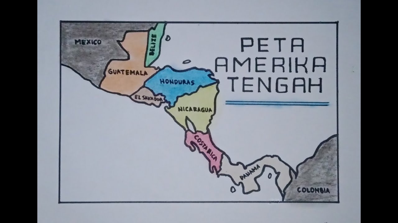 Detail Gambar Peta Amerika Tengah Nomer 37