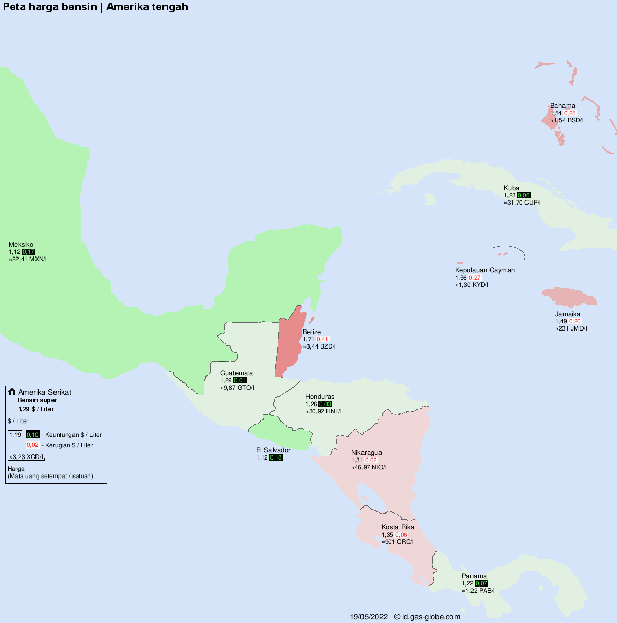 Detail Gambar Peta Amerika Tengah Nomer 47