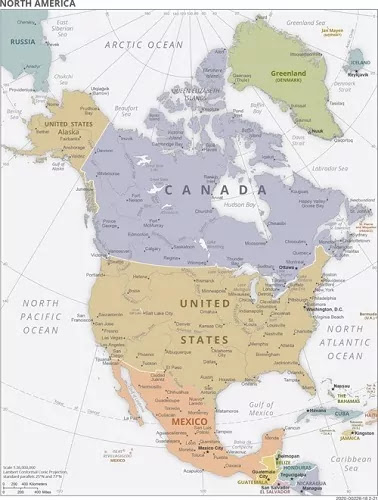 Detail Gambar Peta Amerika Utara Nomer 13