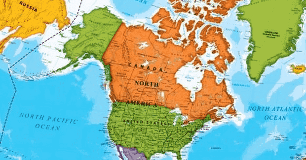 Detail Gambar Peta Amerika Utara Nomer 24