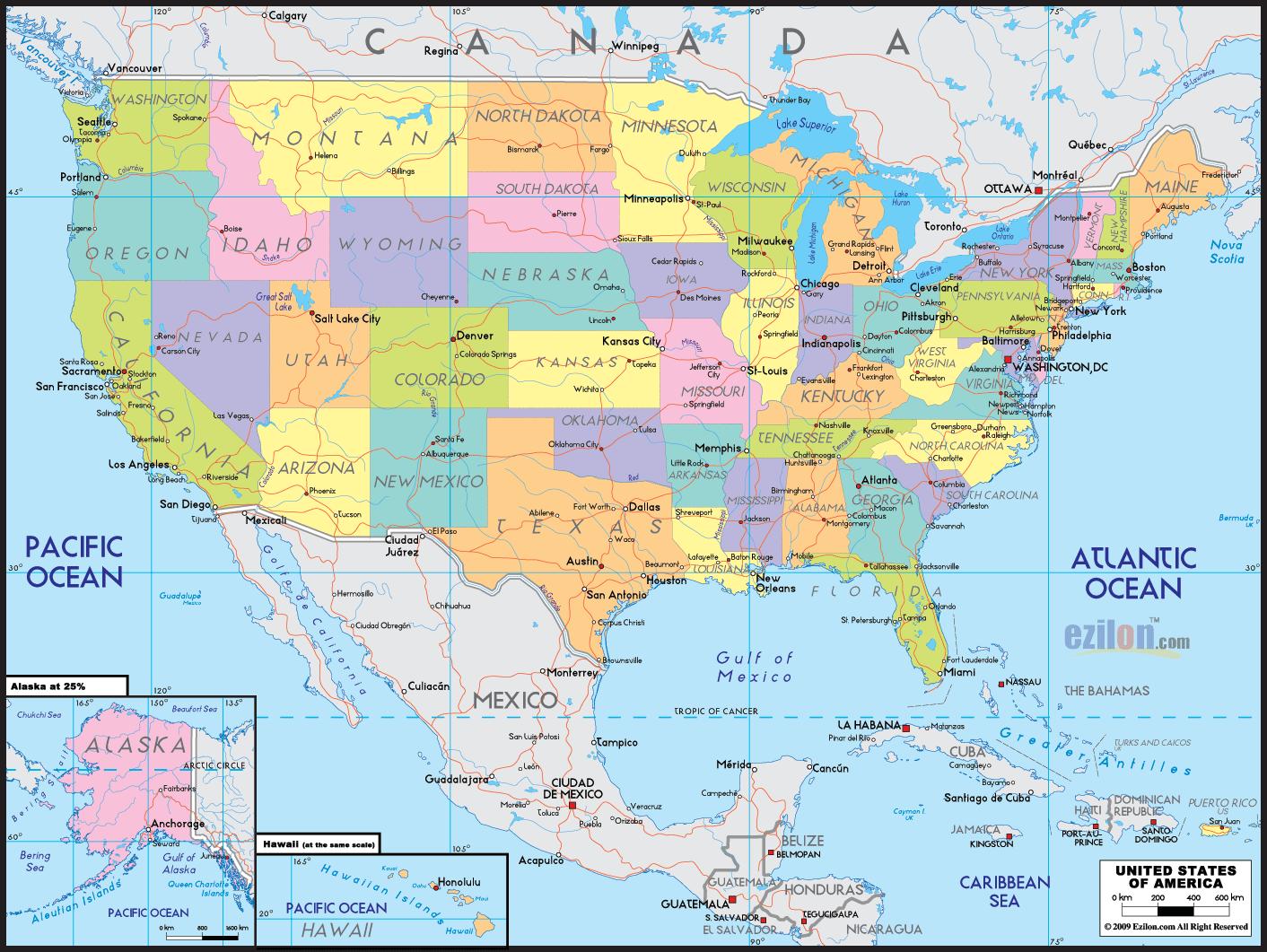 Detail Gambar Peta Amerika Utara Nomer 42