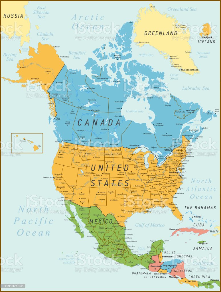Detail Gambar Peta Amerika Utara Nomer 7