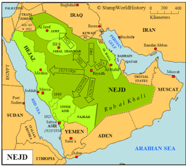 Detail Gambar Peta Arab Saudi Lengkap Nomer 11