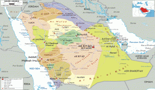 Detail Gambar Peta Arab Saudi Lengkap Nomer 15