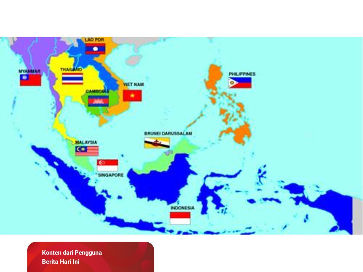 Detail Gambar Peta Asean Lengkap Nomer 18