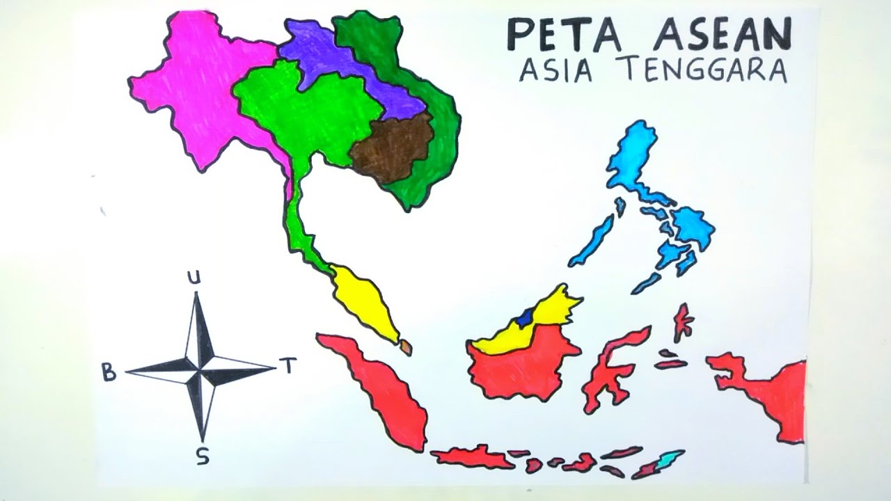 Detail Gambar Peta Asean Lengkap Nomer 20