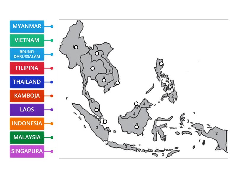 Detail Gambar Peta Asia Tenggara Hitam Putih Nomer 12