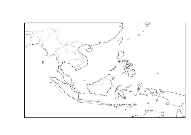 Detail Gambar Peta Asia Tenggara Hitam Putih Nomer 7