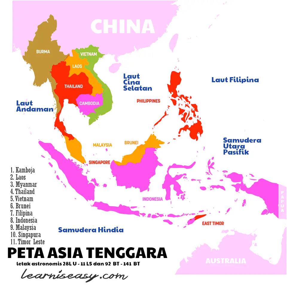 Detail Gambar Peta Asia Tenggara Yang Besar Nomer 18