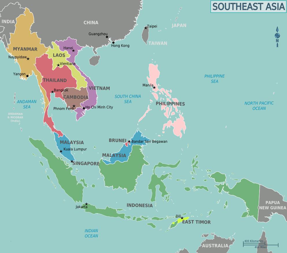 Detail Gambar Peta Asia Tenggara Yang Besar Nomer 42