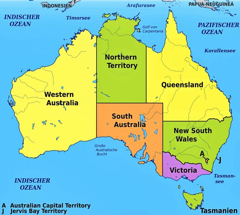 Detail Gambar Peta Australia Lengkap Nomer 19