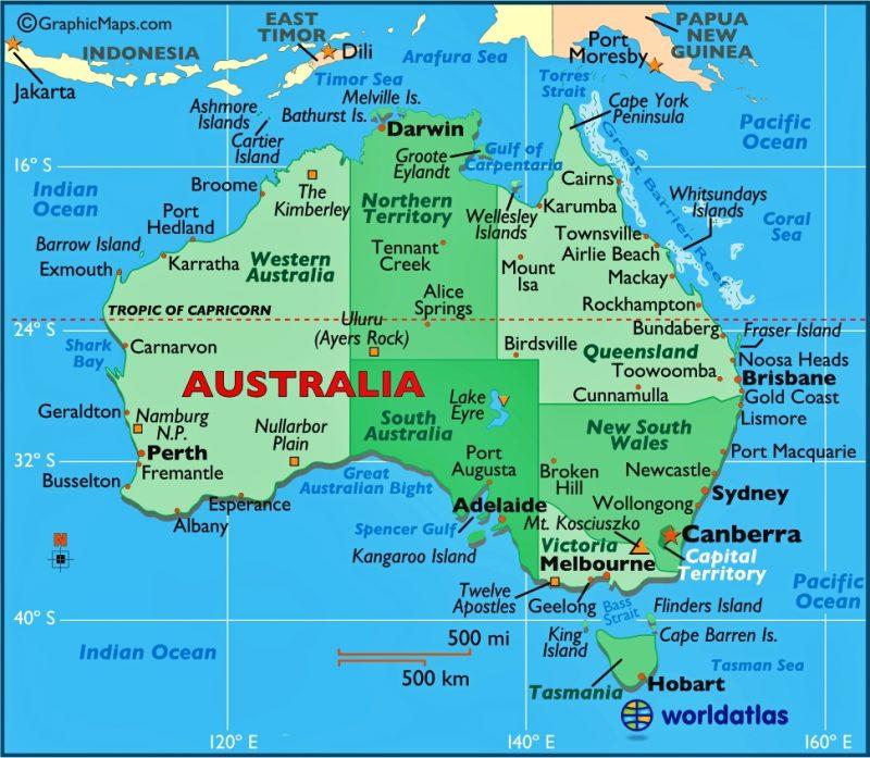 Detail Gambar Peta Australia Lengkap Nomer 30