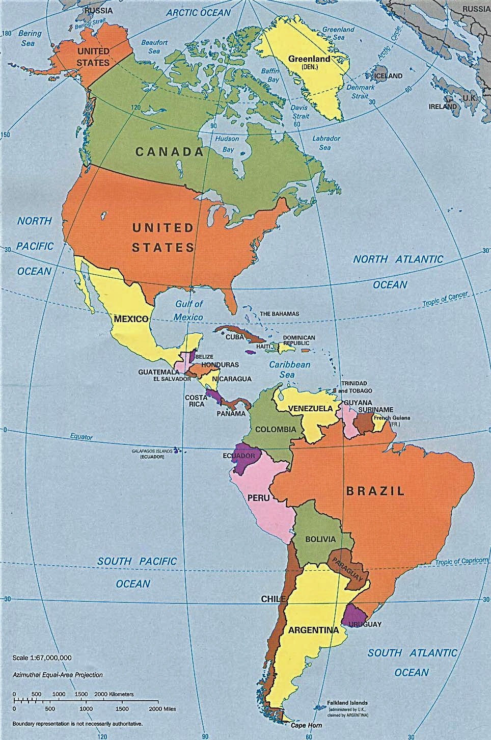 Detail Gambar Peta Benua Amerika Lengkap Nomer 5