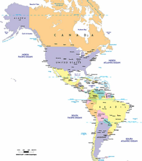 Detail Gambar Peta Benua Amerika Lengkap Nomer 56