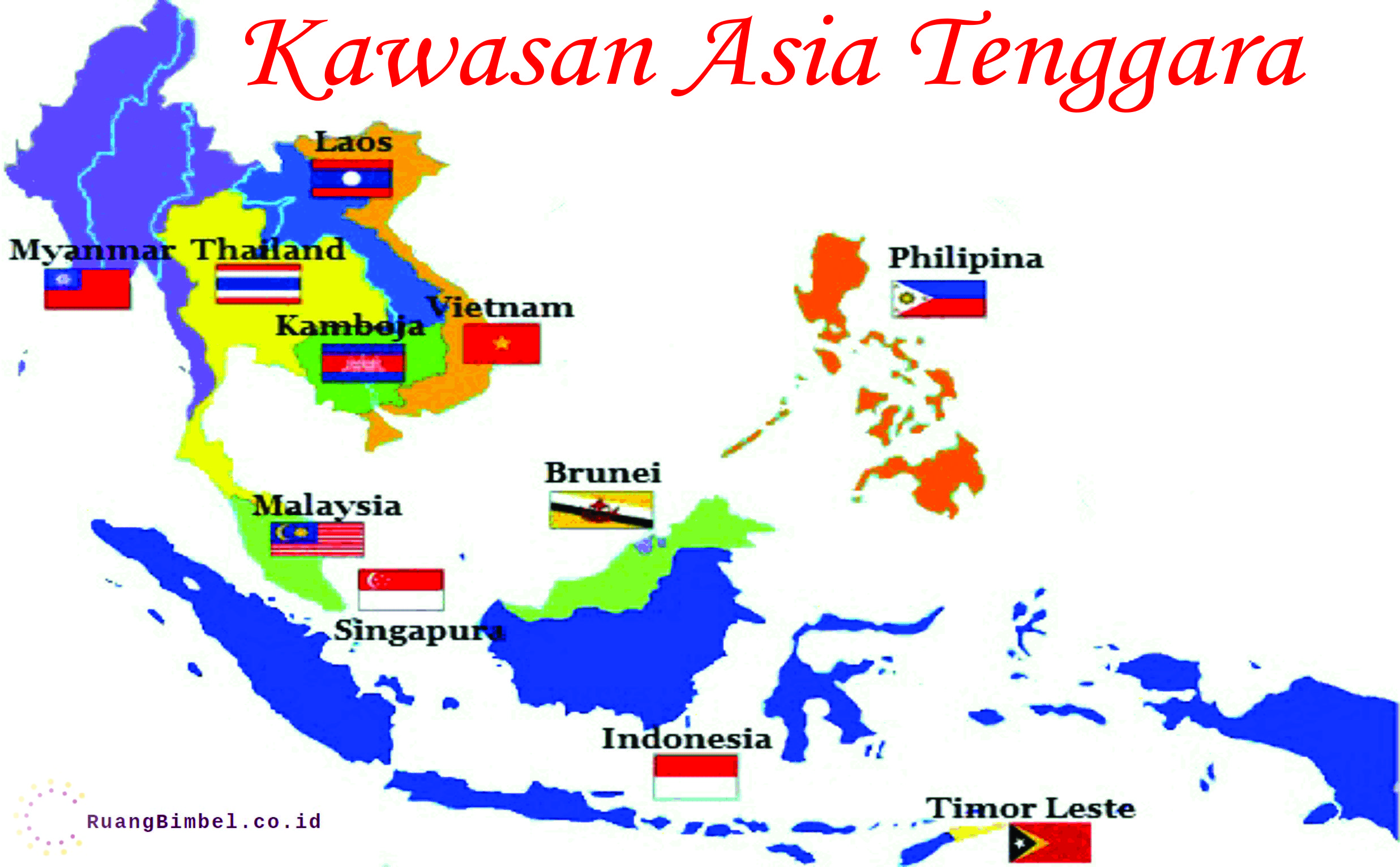 Detail Gambar Peta Benua Asia Tenggara Nomer 3