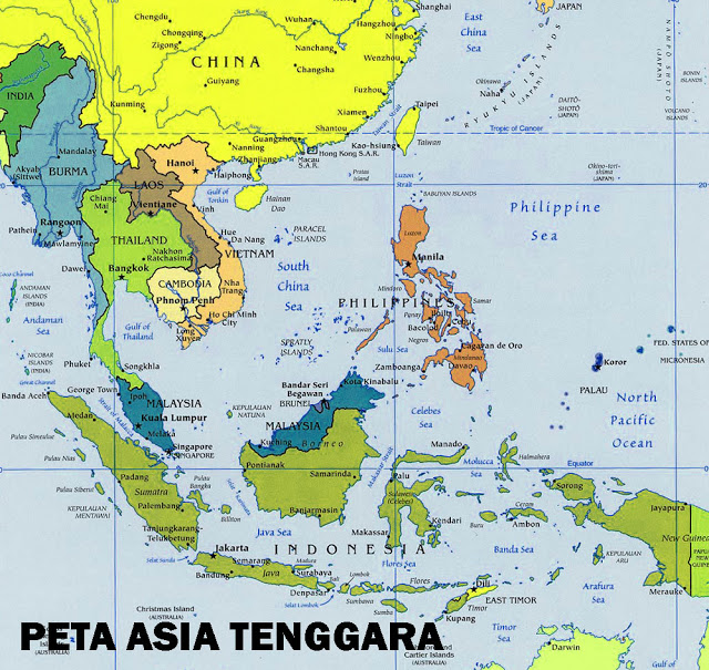 Detail Gambar Peta Benua Asia Tenggara Nomer 6