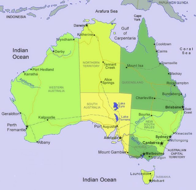 Detail Gambar Peta Benua Australia Nomer 8