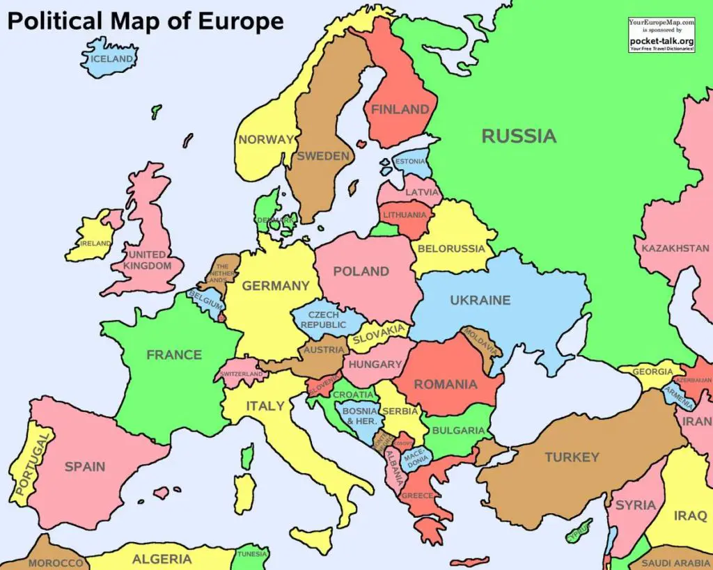 Detail Gambar Peta Benua Eropa Nomer 9