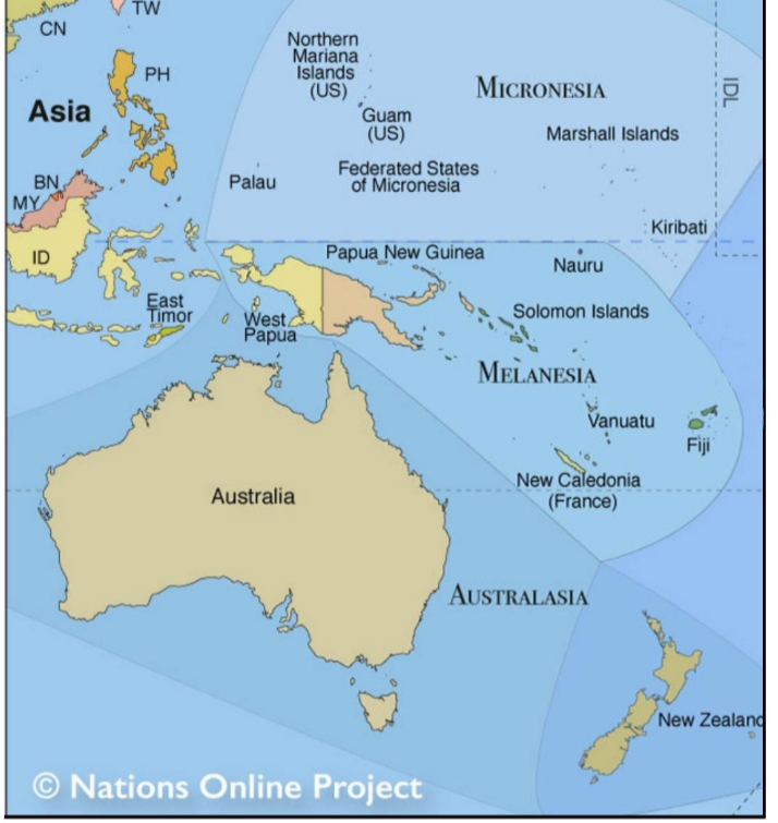 Detail Gambar Peta Benua Oceania Nomer 4
