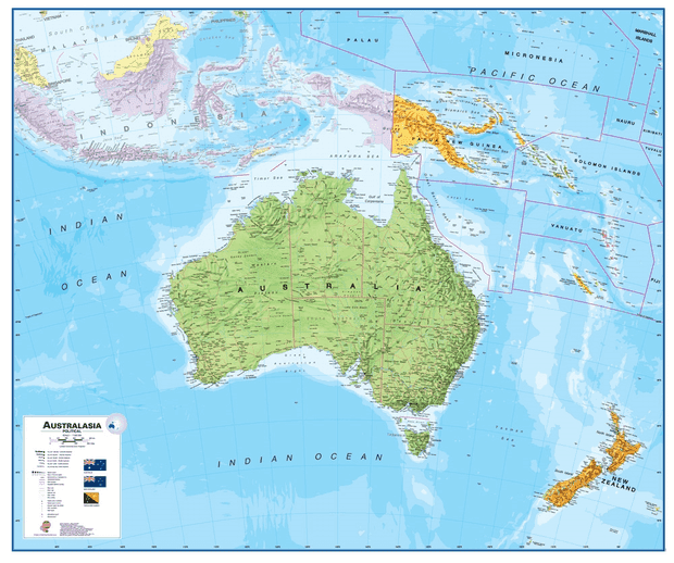 Detail Gambar Peta Benua Oceania Nomer 9