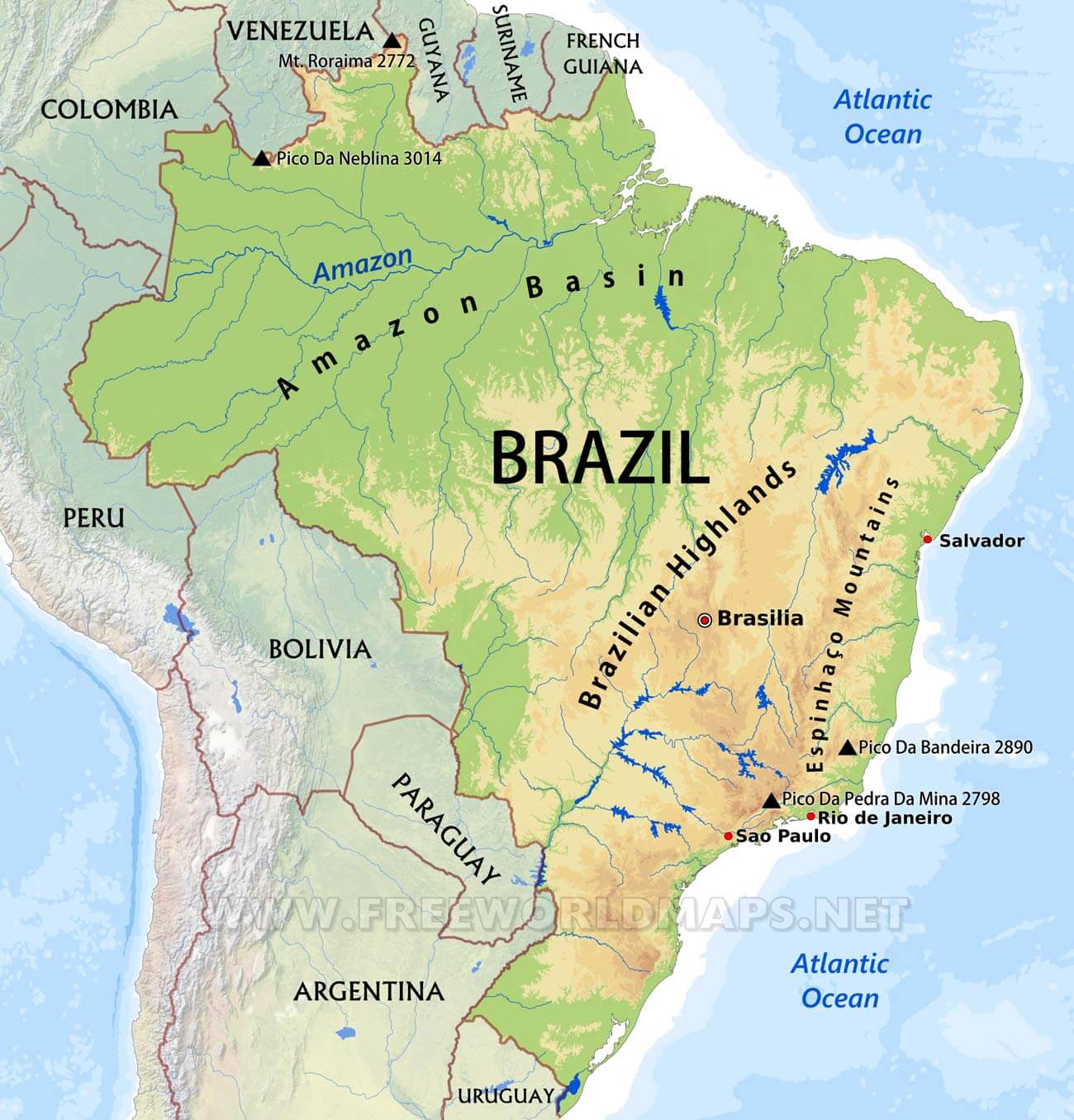 Detail Gambar Peta Brazil Nomer 23