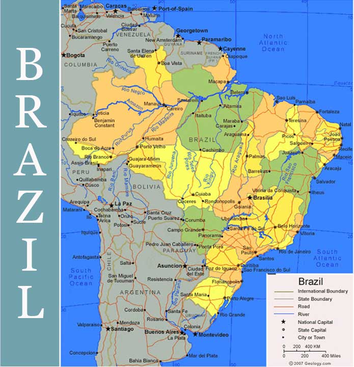 Detail Gambar Peta Brazil Nomer 4
