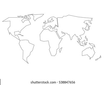 Detail Gambar Peta Dunia Sederhana Nomer 55