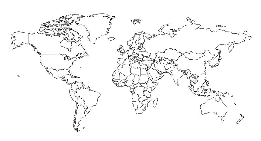 Detail Gambar Peta Dunia Simple Nomer 36