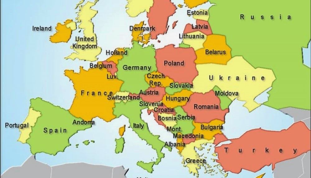Detail Gambar Peta Eropa Saat Ini Nomer 4
