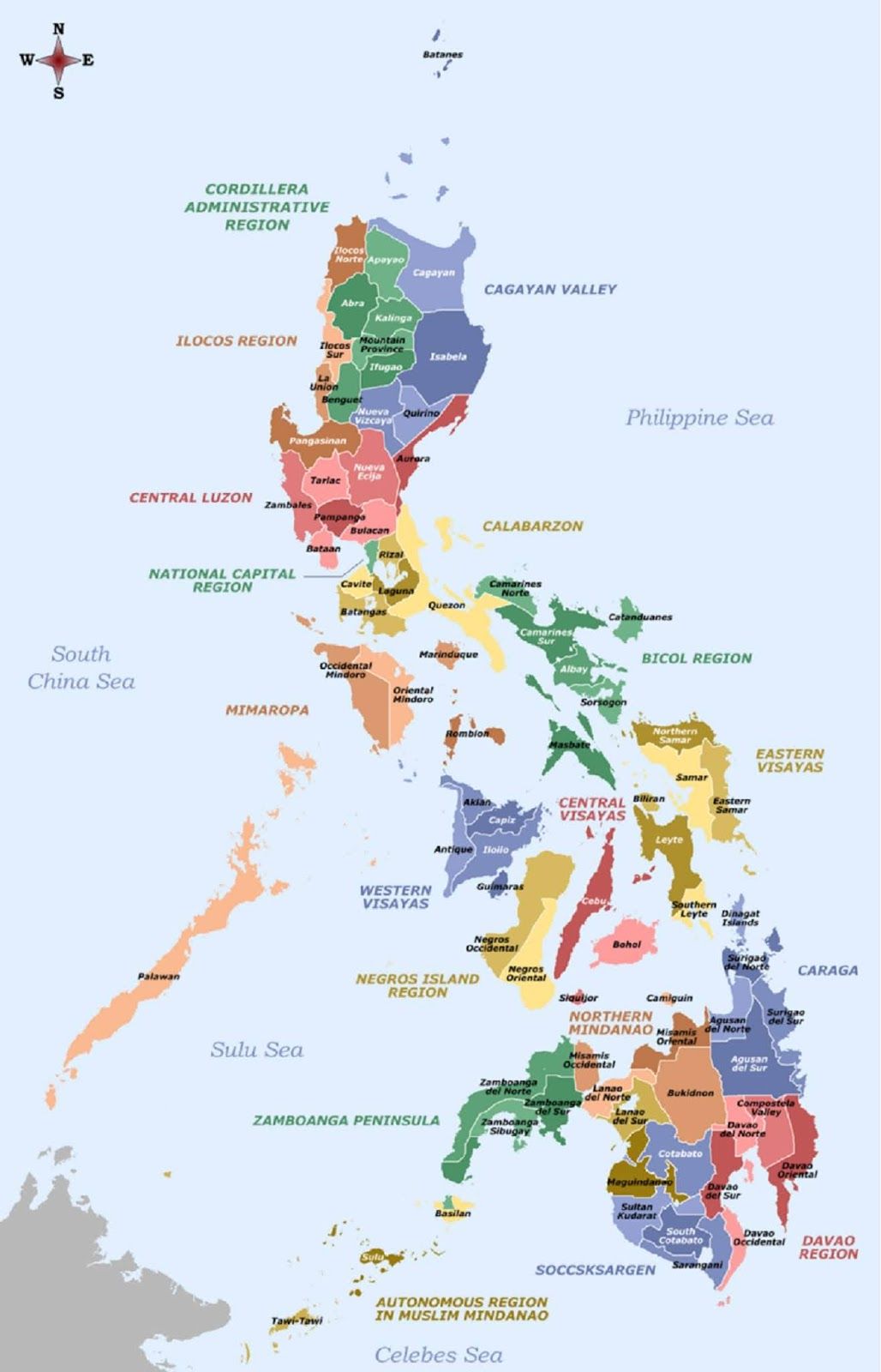 Gambar Peta Filipina - KibrisPDR